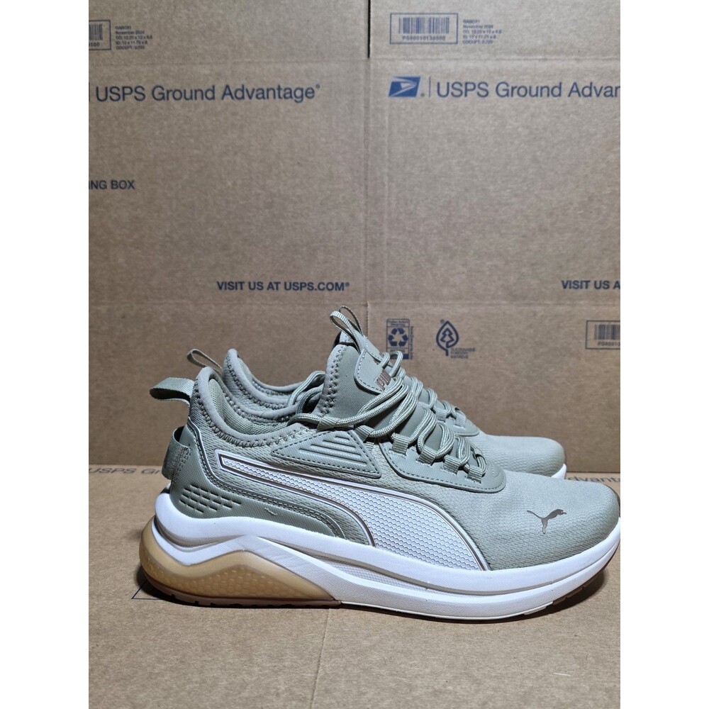 New PUMA Amplifier Slip On Women’s 8.5 Glacial Sneakers Casual Shoes SOFT FOAM - Picture 5 of 9